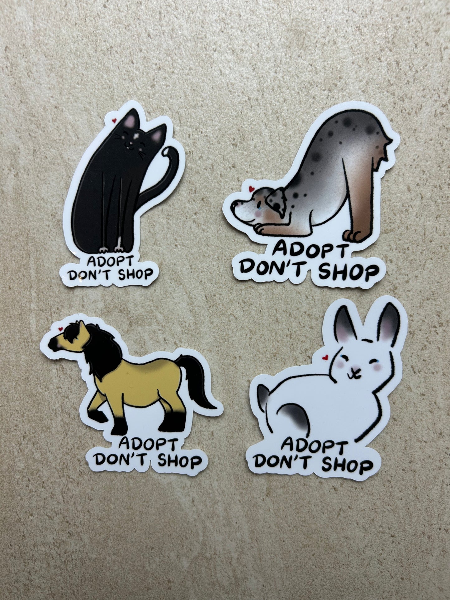 PACK ADOPTION - Sticker Garanti sans abandon