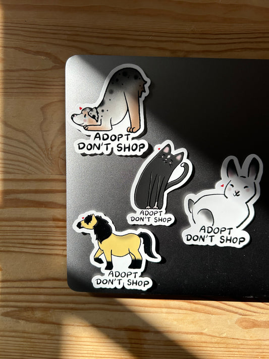 PACK ADOPTION - Sticker Garanti sans abandon