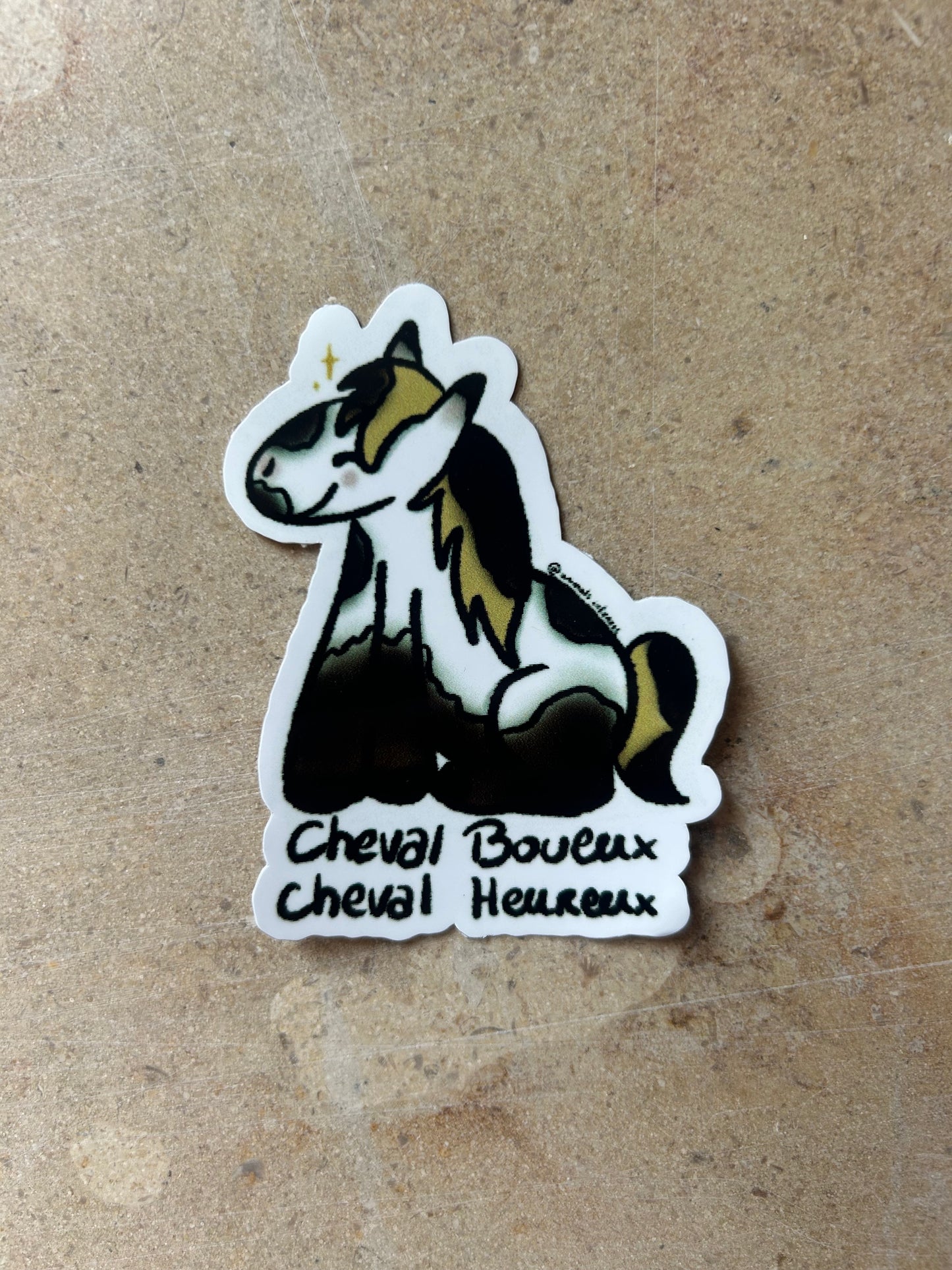 PACK CHEVAL - Sticker Garanti sans crottin